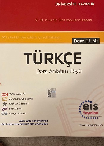 Türkçe Ders Anlatım Föyü 9 10 11 12. Sınıf