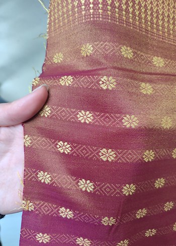 tayland ipeği otantik kumaş - Görsel 3