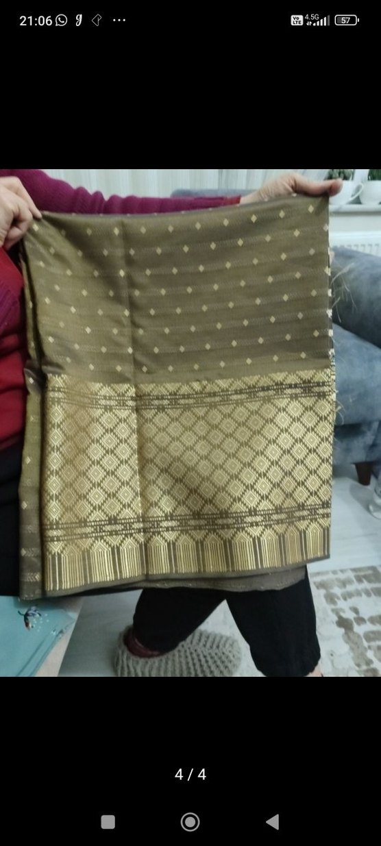 Tayland ipeği parça kumaş - Görsel 4