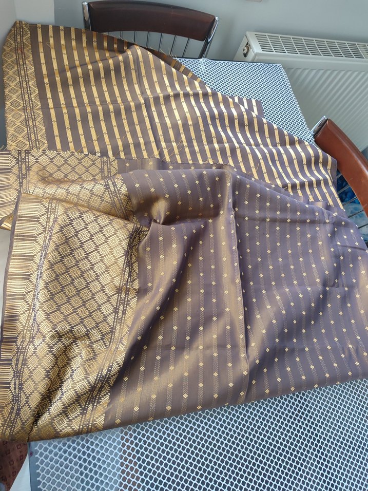 Tayland ipeği parça kumaş - Görsel 2