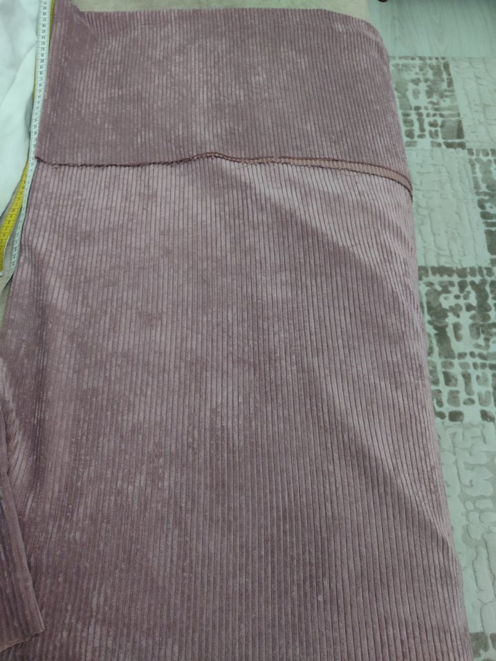 pamuklu fitilli kadife kumaş - Görsel 2