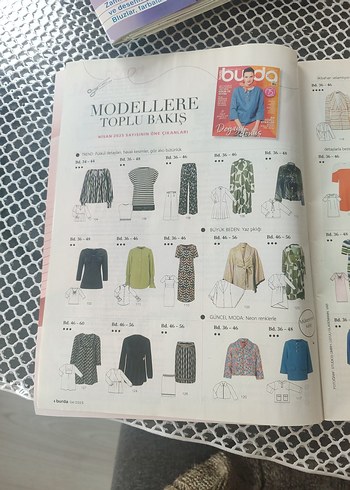 Burda Dergisi - Nisan/2025 paftası yok - Görsel 2