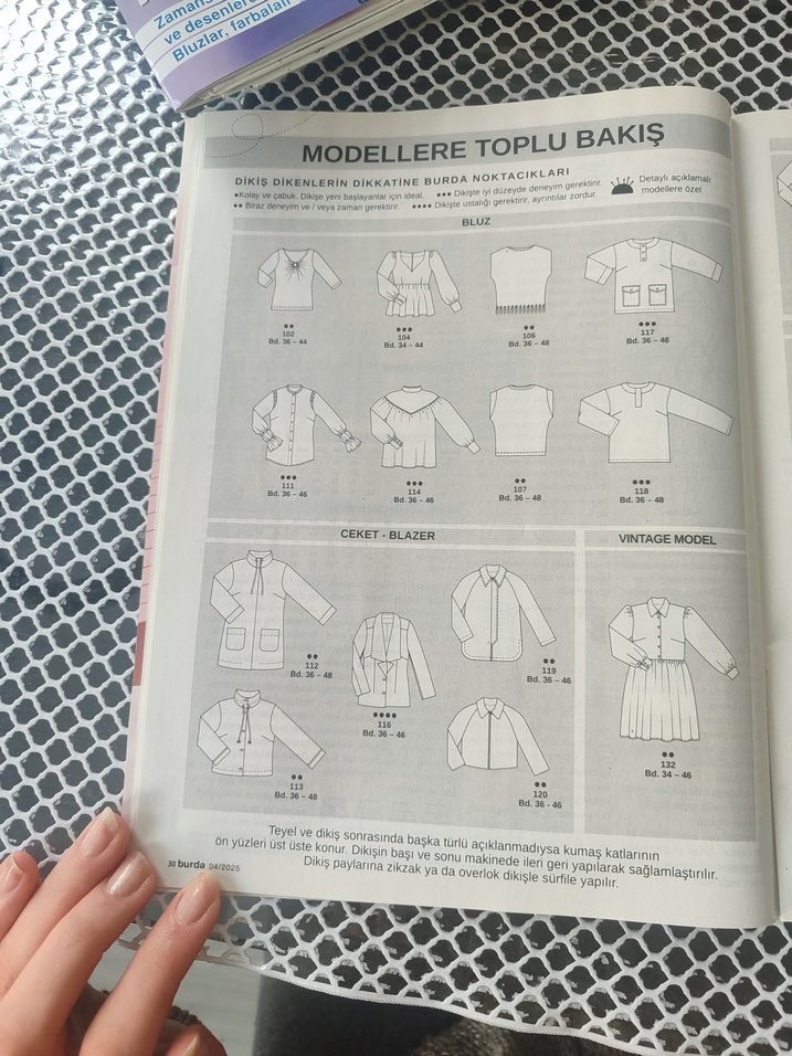 Burda  Dergisi - Nisan/2025 paftası yok - Görsel 4