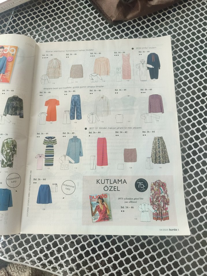 Burda  Dergisi - Nisan/2025 paftası yok - Görsel 3