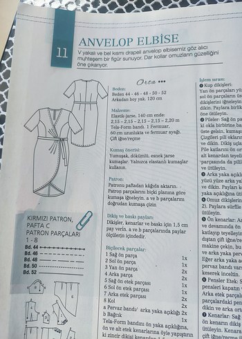 Burda Büyük Beden Ocak/2025 - Görsel 9