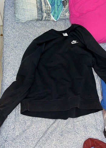 Siyah erkek Sweatshirt Uzun Kollu - Görsel 2