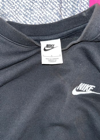 Siyah erkek Sweatshirt Uzun Kollu - Görsel 4