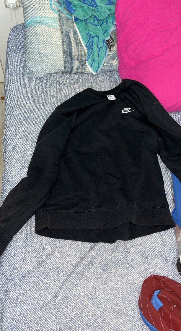 Siyah erkek Sweatshirt Uzun Kollu - Görsel 2