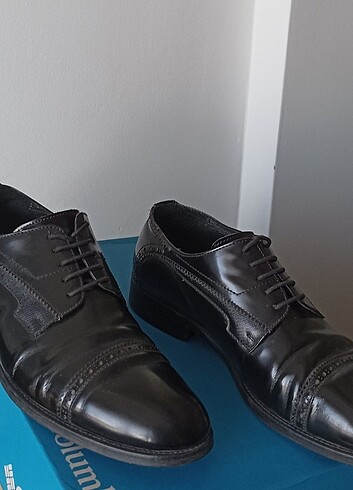 40 Beden siyah Renk Kemal tanca deri klasik ayakkabı. 