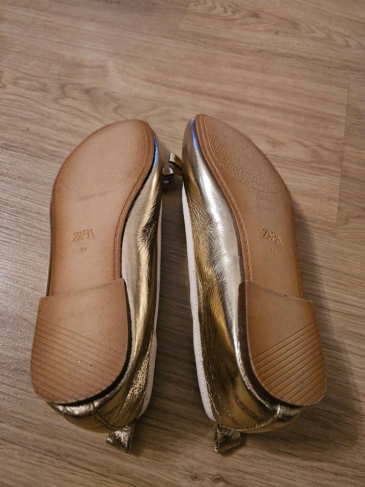 Zara dore renk babet - Görsel 5