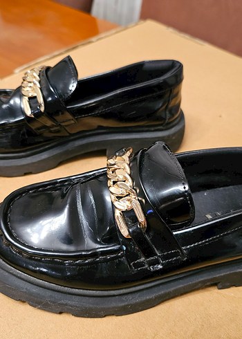 Zara kız çocuk rugan makosen ayakkabı - Görsel 3