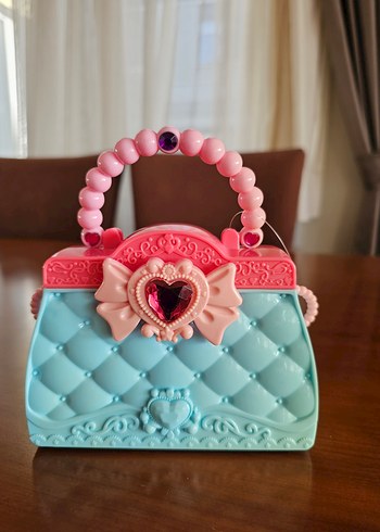 Mavi pembe çanta takım - Görsel 5