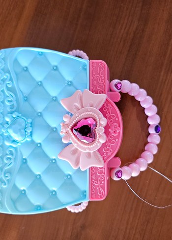 Mavi pembe çanta takım - Görsel 3