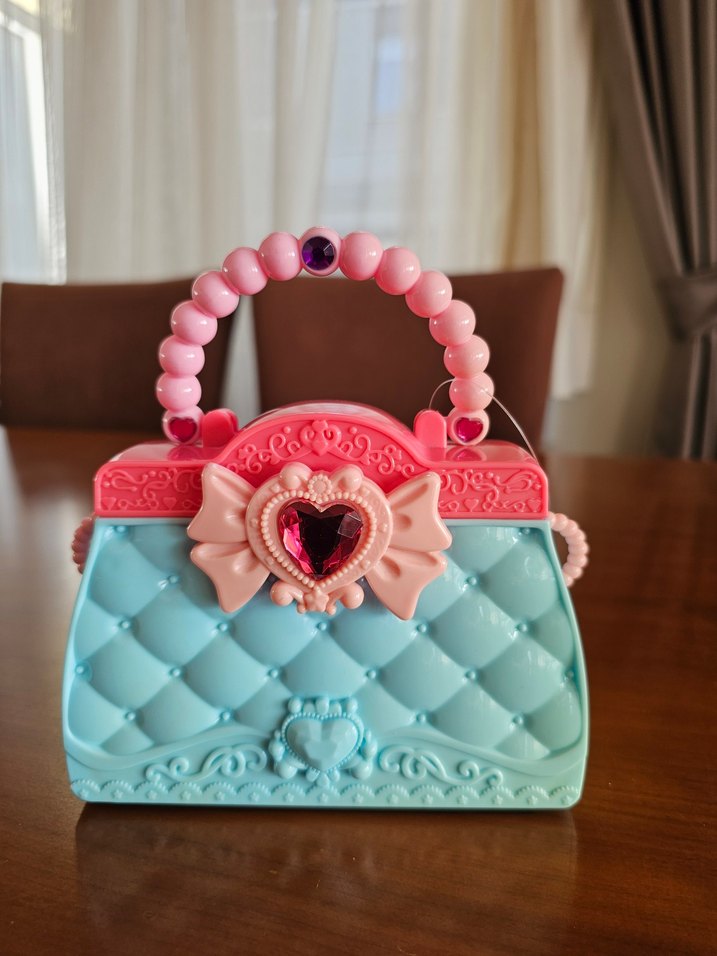 Mavi pembe çanta takım - Görsel 5