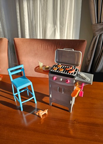 Barbie nin Barbekü Oyun Seti - Görsel 2