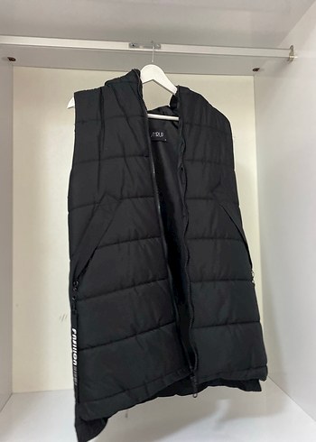 Kadın Siyah Fermuarlı Yelek - Görsel 2