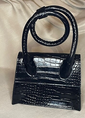 Jacquemus bag siyah Croco 