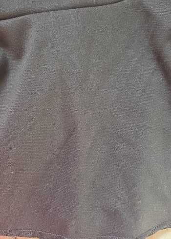 Uzun Siyah Volanlı Kadın Etek - Görsel 3