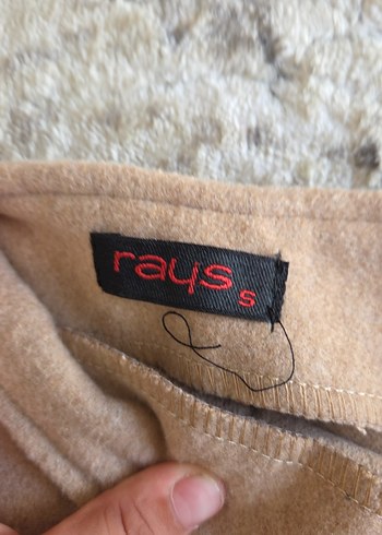 Düğmeli Bej Kadife Midi Etek - Görsel 2