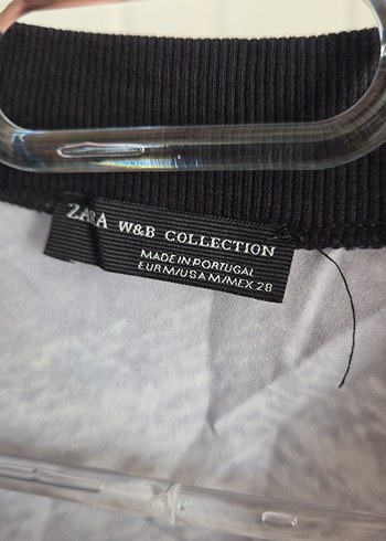 Gri Baskılı Kadın Sweatshirt - Görsel 2