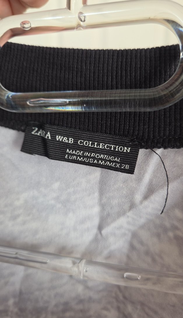 Gri Baskılı Kadın Sweatshirt - Görsel 2