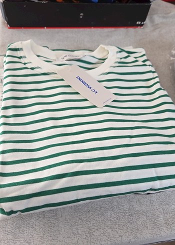 Çizgili Çok Renkli Uzun Kollu triko - Görsel 5