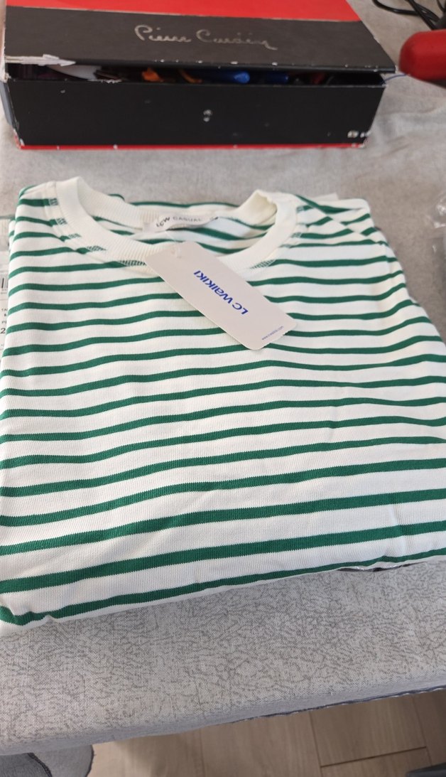 Çizgili Çok Renkli Uzun Kollu triko - Görsel 5