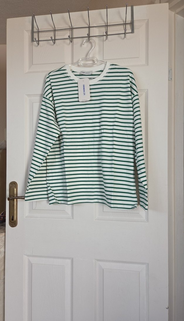 Çizgili Çok Renkli Uzun Kollu triko - Görsel 2