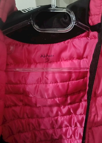 Kız Çocuk Pembe Fermuarlı Yelek - Görsel 2