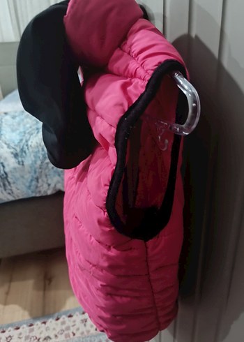 Kız Çocuk Pembe Fermuarlı Yelek - Görsel 4