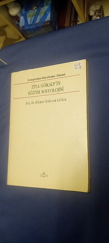 ZİYA GÖKALP'İN EĞİTİM SOSYOLOJİSİ - DOÇ. DR. HİKMET YILDIRIM CEL