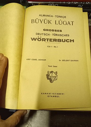Almanca-Türkçe Büyük Lügat Kitabı  ( A'dan Z'ye tam ) 1973 - Görsel 2