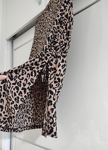 l Beden çeşitli Renk Leopar midi boy yırtmaçlı etek