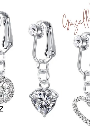 Beden Deliksiz fake sıkıştırmalı göbek piercing