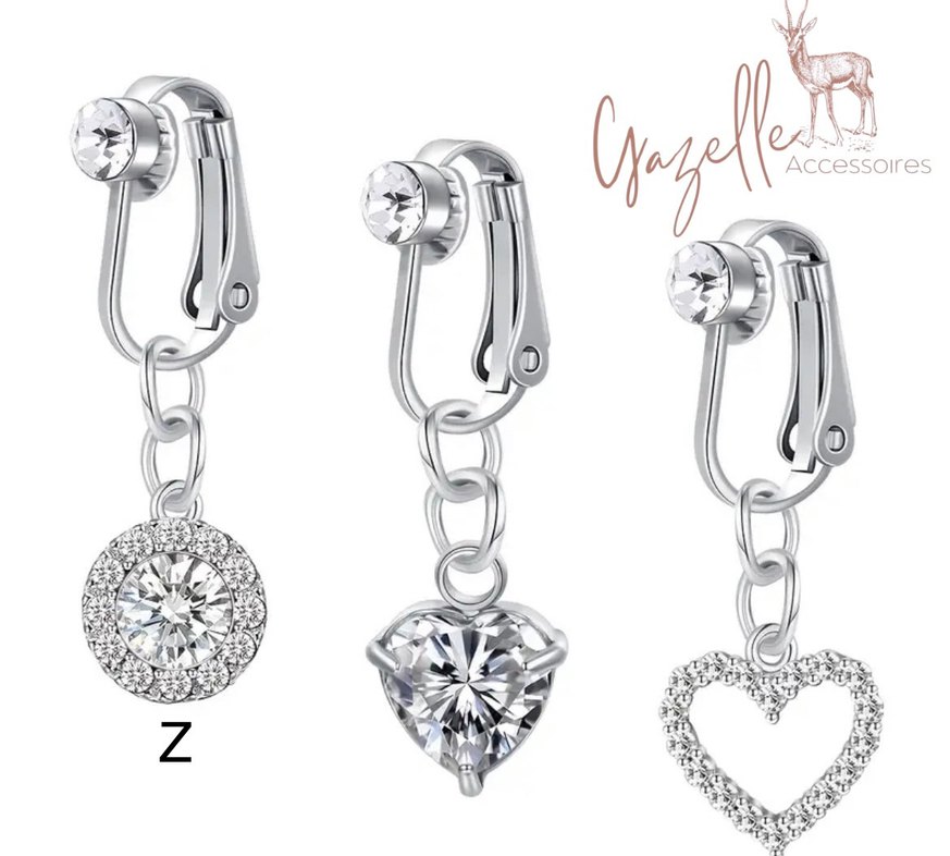 Deliksiz fake sıkıştırmalı göbek piercing - Görsel 5