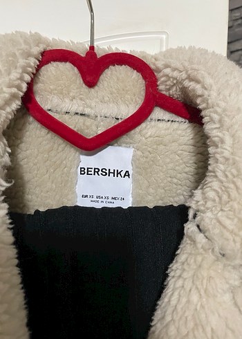 Bershka Siyah Deri Kürklü Biker Ceket - Görsel 3