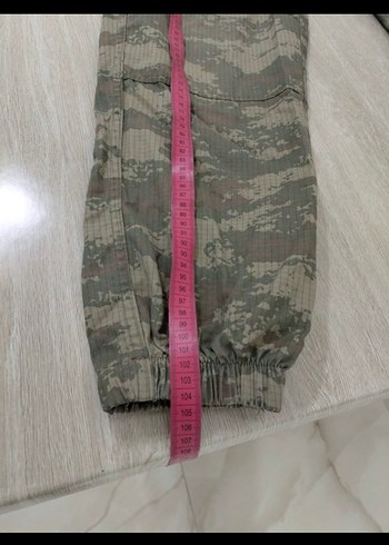 xxl Beden gri Renk Gri Kamuflaj Kemerli Erkek Pantolon