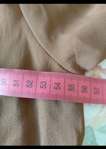 48 Beden kahverengi Renk Sıfır Etiketli Tunik