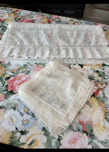 12Adet Mutfak Peçetesi ve Buzdolabı Örtüsü