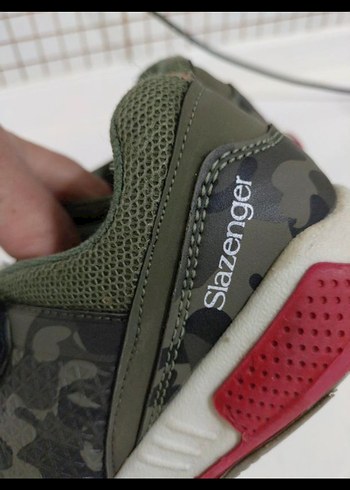 32 Beden haki Renk Slazenger Kamuflaj Erkek Çocuk Spor Ayakkabı