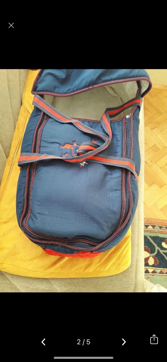 Mavi Bebek Taşıma Çantası - Görsel 2