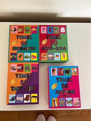 Beden Renk 50 Temel Hayvan ve Yavruları Kartları Subebek