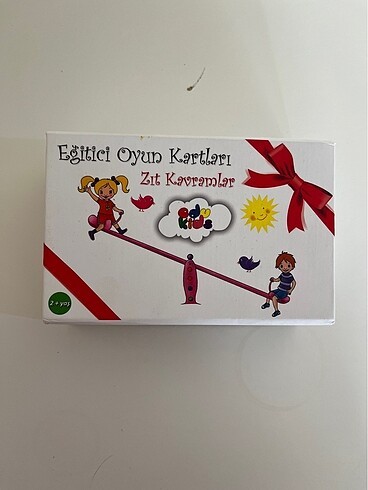 Zıt Kavramlar Eğitici Oyun Kartları Edukids