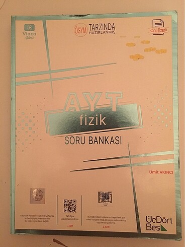 Ayt fizik soru bankası 3 4 5 yayınları