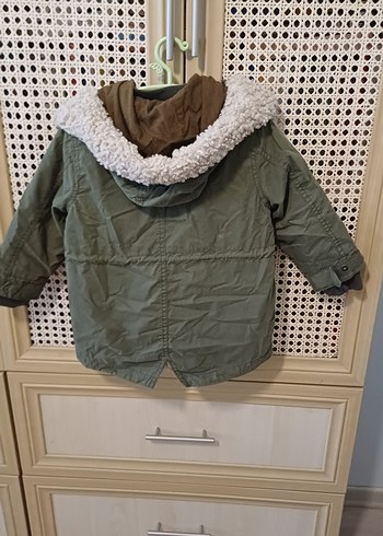 Erkek Çocuk Gri Kamuflaj Düğmeli Ceket - Görsel 6