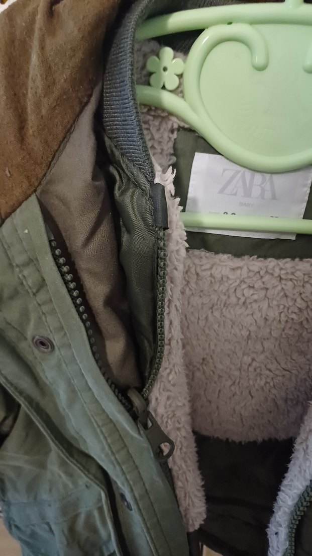 Erkek Çocuk Gri Kamuflaj Düğmeli Ceket - Görsel 4