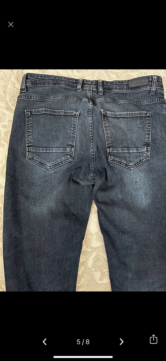 KIĞILI Erkek Lacivert Regular Fit Denim Jean - Görsel 3