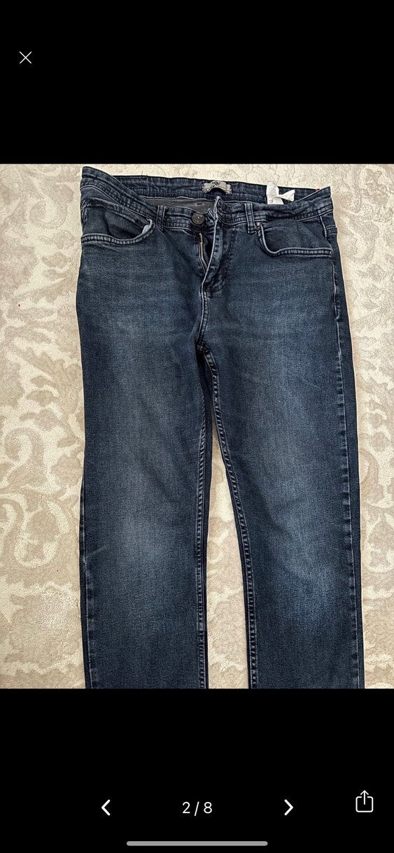 KIĞILI Erkek Lacivert Regular Fit Denim Jean - Görsel 2