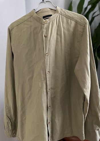 Erkek Gömlek, Düğmeli, Salaş Kesim - Görsel 2