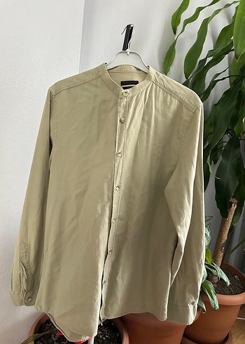 Erkek Gömlek, Düğmeli, Salaş Kesim - Görsel 5